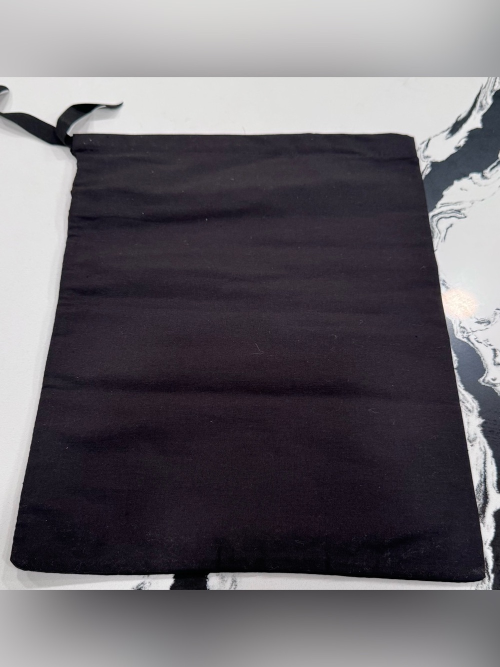 Chanel Black Drawstring Dust Bags Lot of 2 Storage Pouches 11.5” x 14.5” - Picture 4 of 6